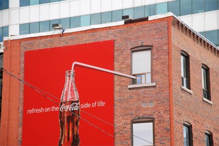Street marketing coca cola