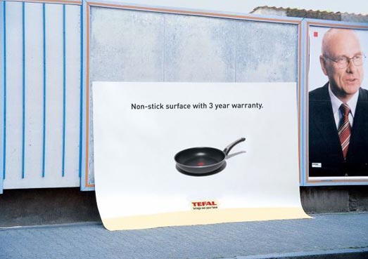 Street marketing padella antiaderente