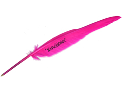 penna piuma personalizzata