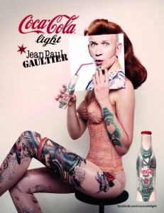 Coca cola e jean paul gauthier tatuaggi temporanei
