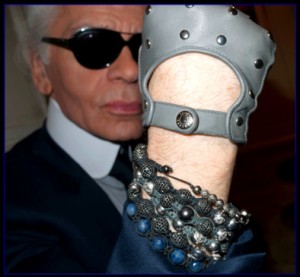 braccialetto shamballa Karl Lagerfeld