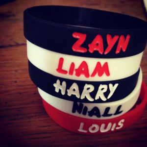 Braccialetti di silicone dei one direction